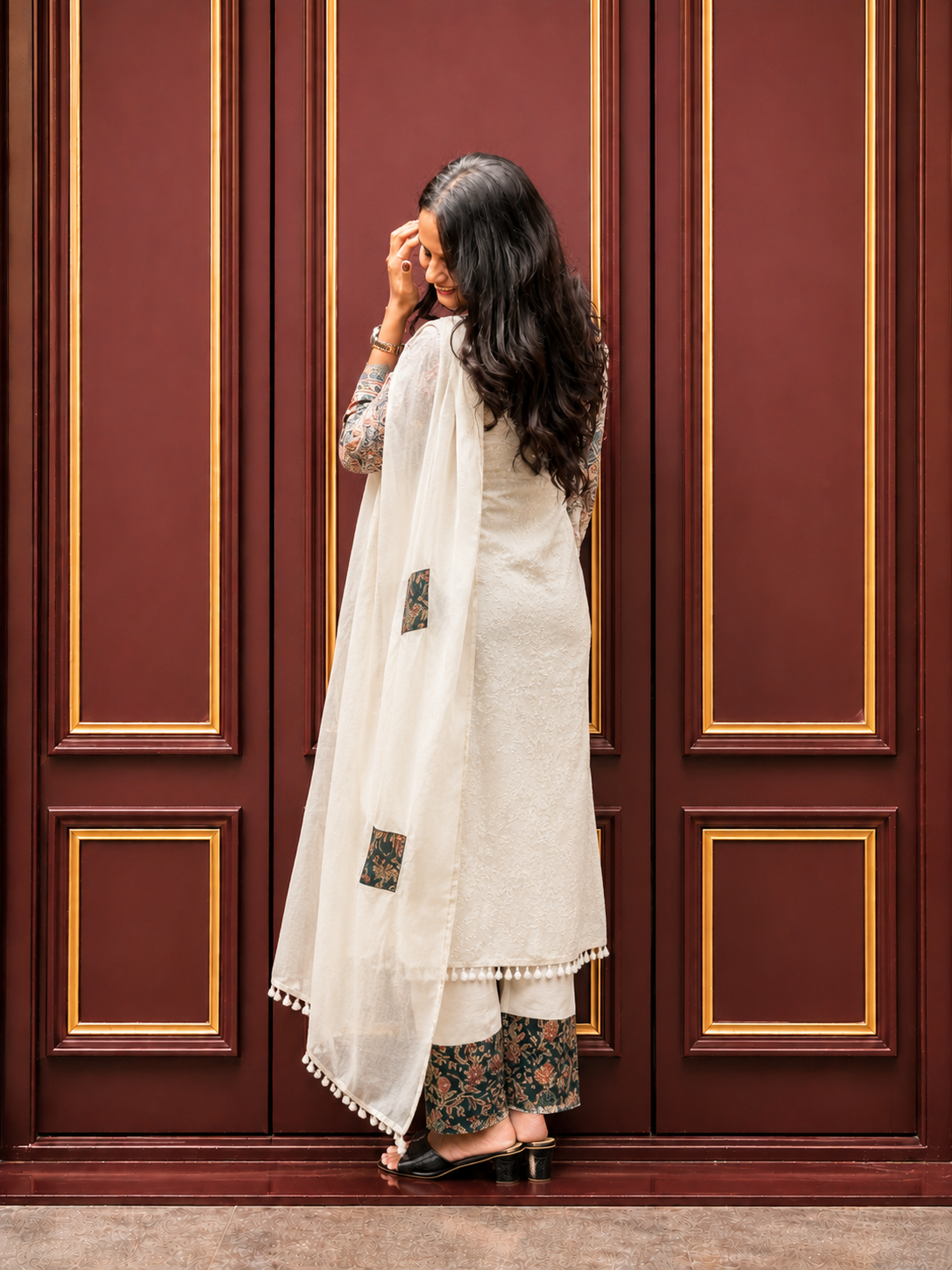 Premium Embroidered Straight Kurta Set