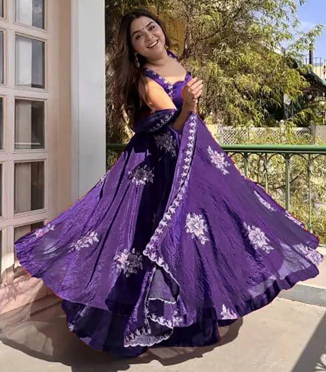 Embroidered Anarkali Kurta Set with Dupatta | Festive & Wedding