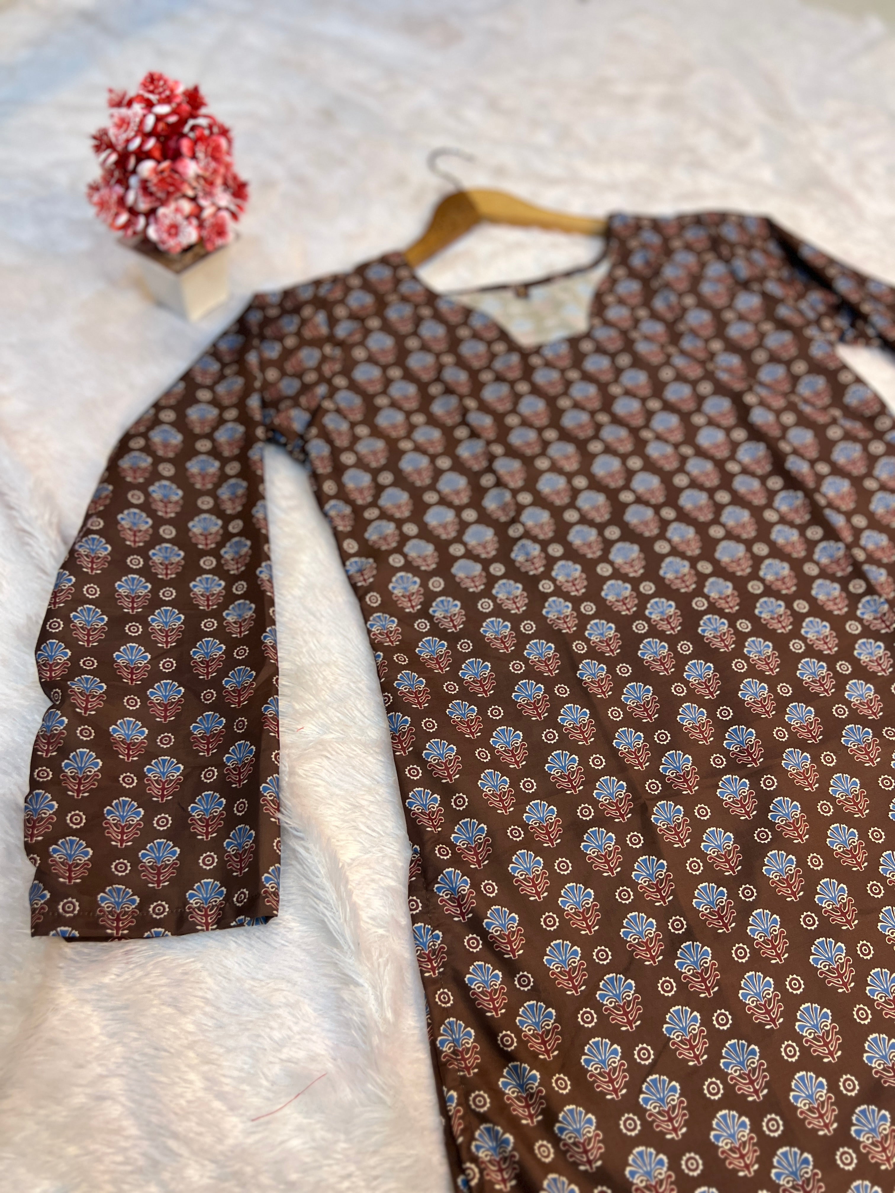 Printed Cotton Short Top | Daily Wear