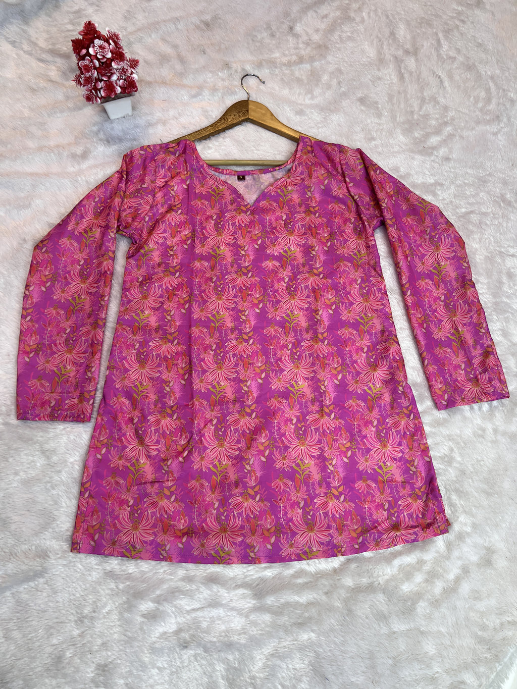 Printed Cotton Short Top | Daily Wear