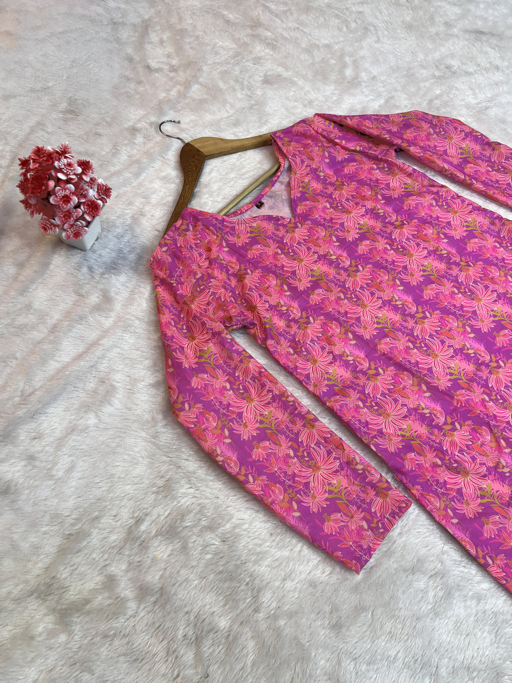 Printed Cotton Short Top | Daily Wear