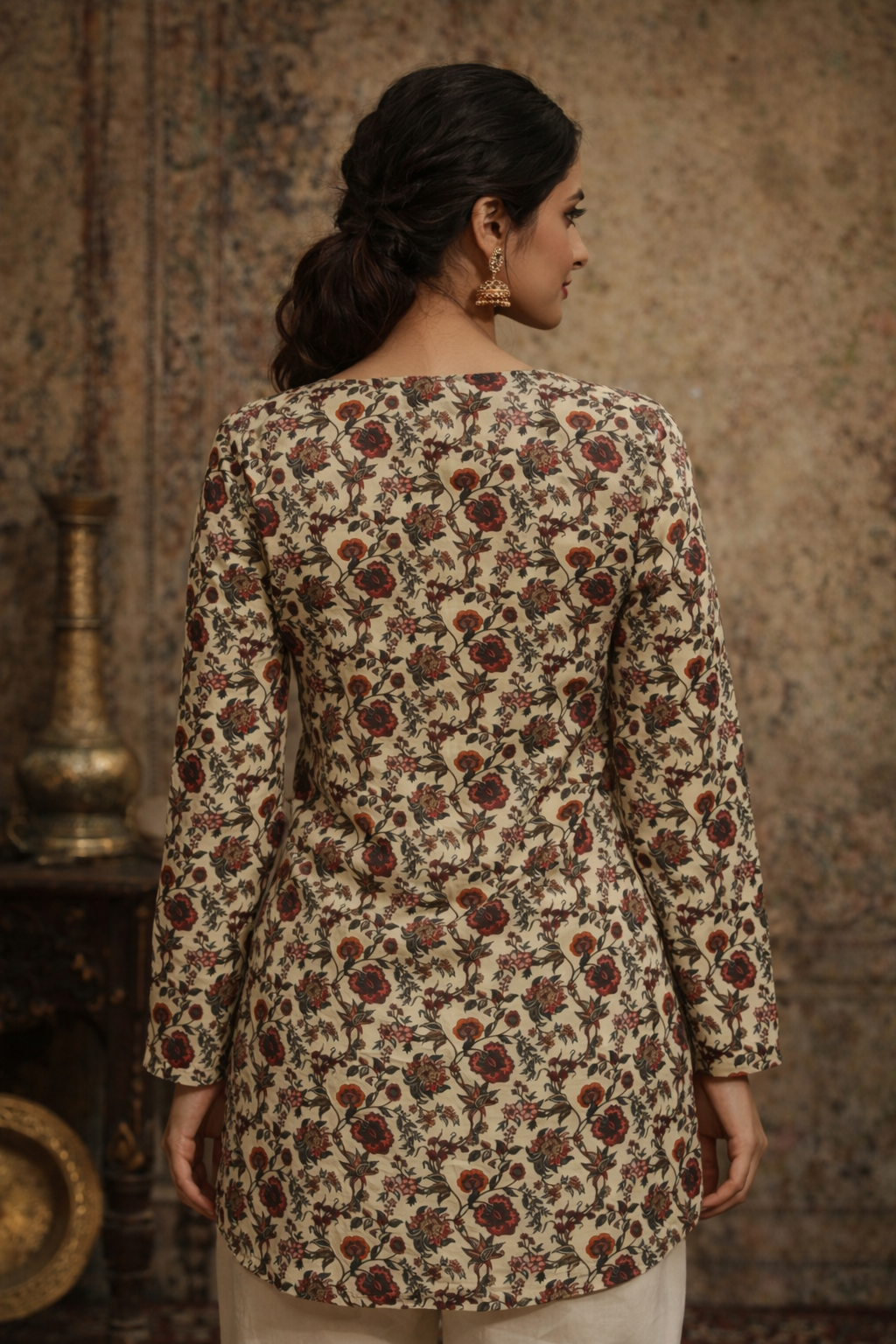 Printed Cotton Short Top | Daily Wear