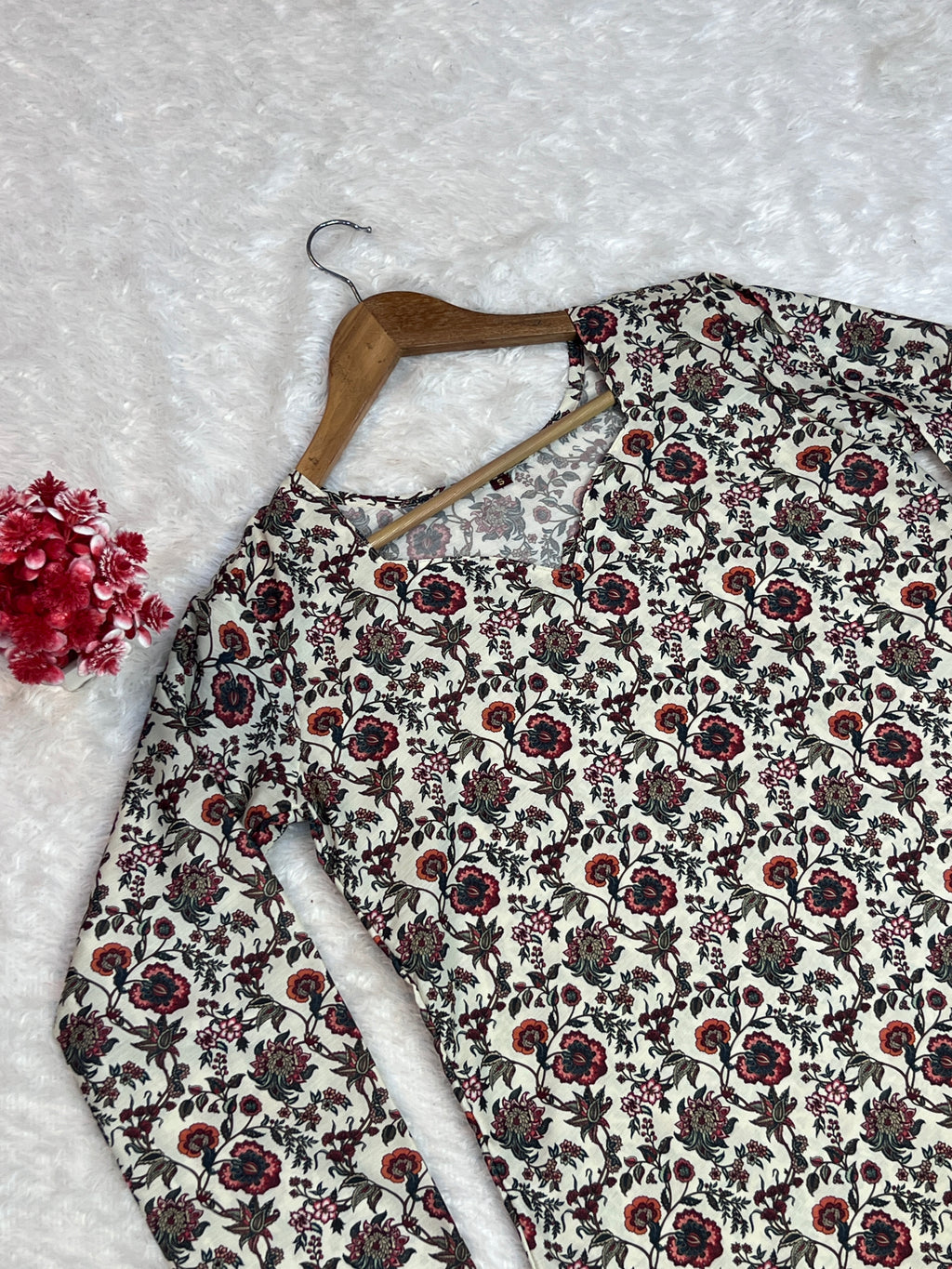 Printed Cotton Short Top | Daily Wear