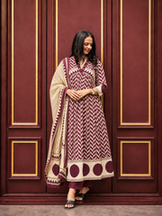 Premium Printed Cotton Kurta Set