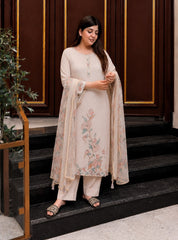 Lilan Floral Printed Straight Kurta Set