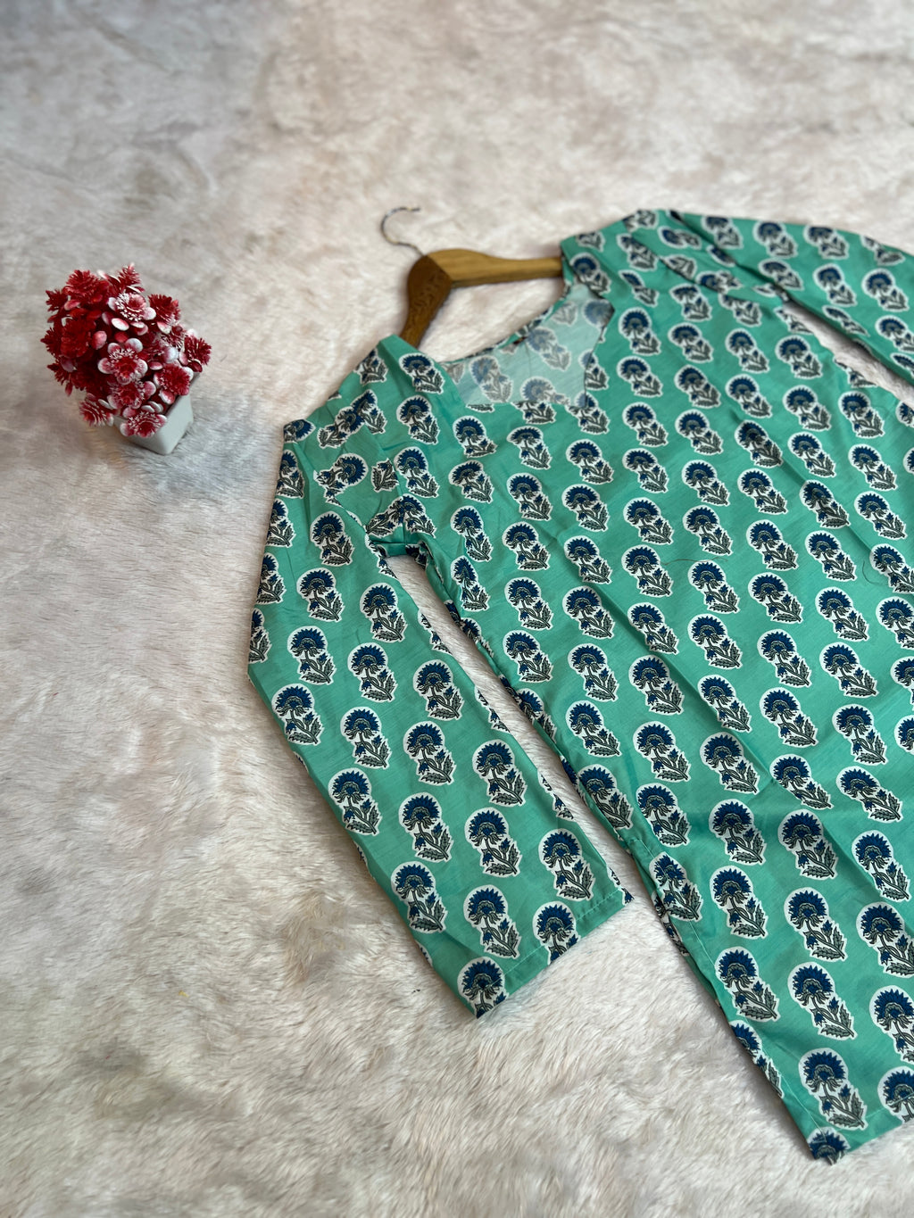 Printed Cotton Short Top | Daily Wear