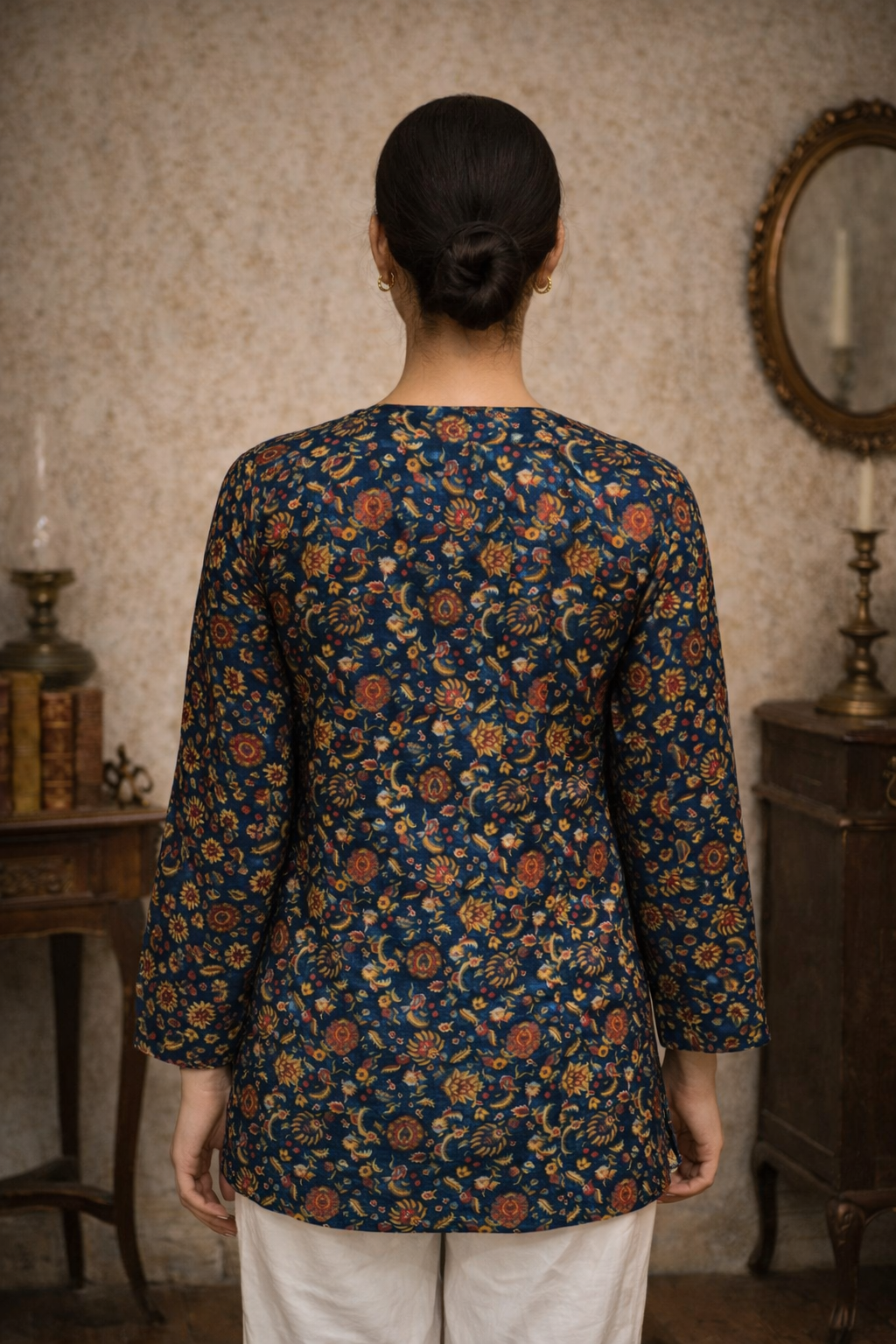 Printed Cotton Short Top | Daily Wear