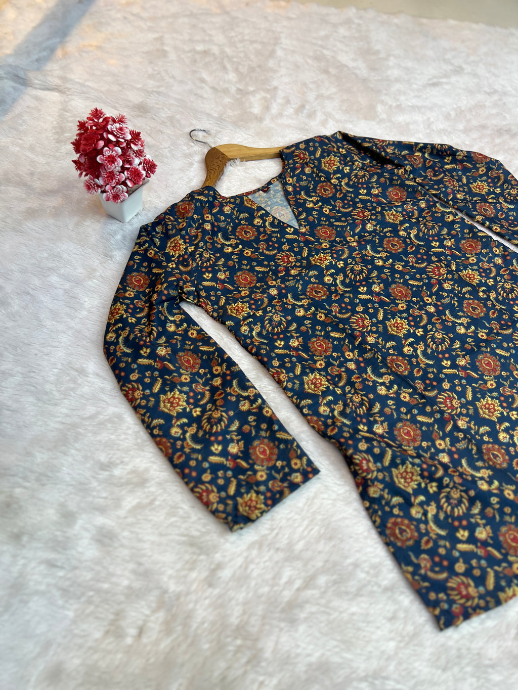 Printed Cotton Short Top | Daily Wear