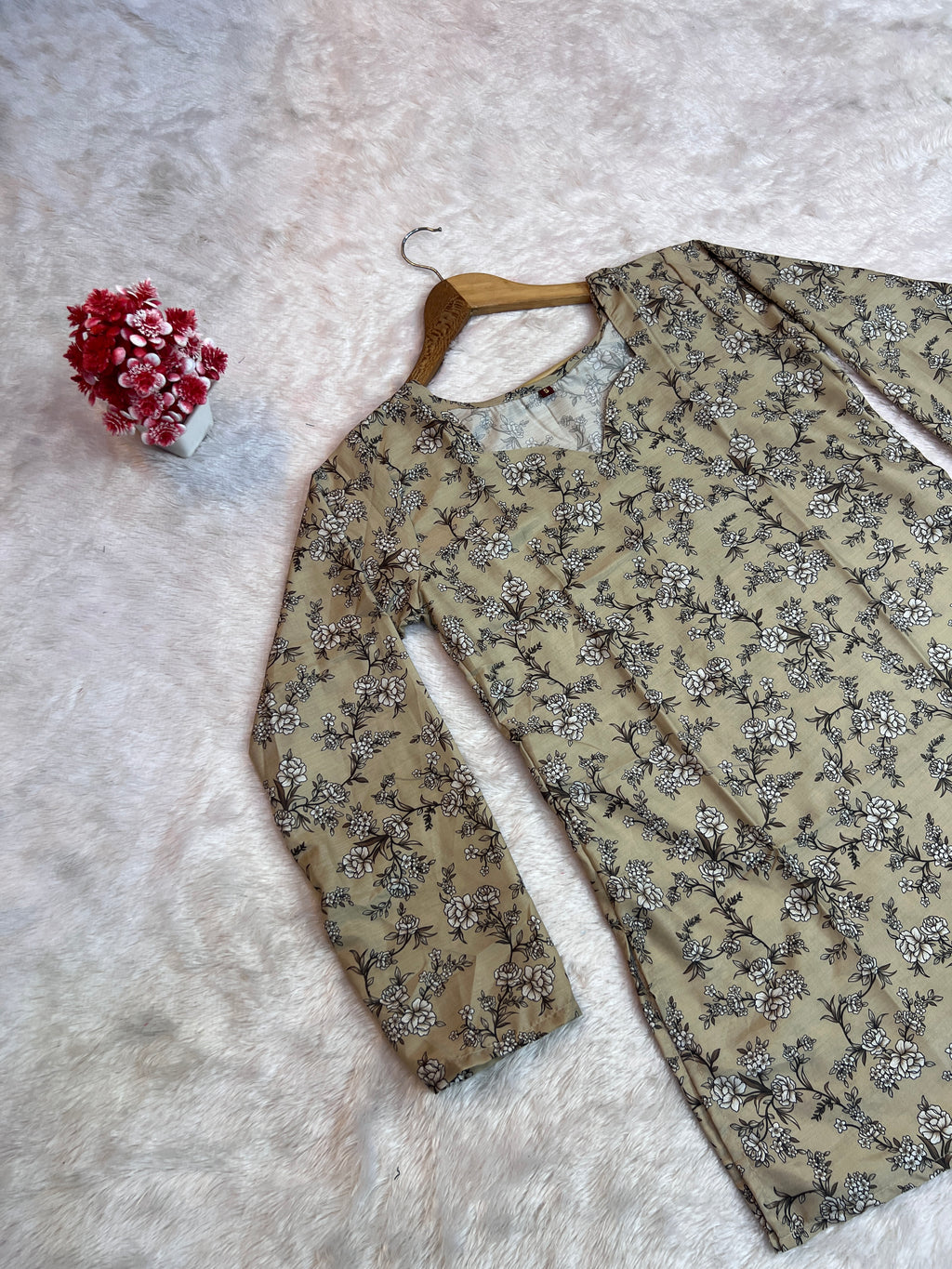 Printed Cotton Short Top | Daily Wear