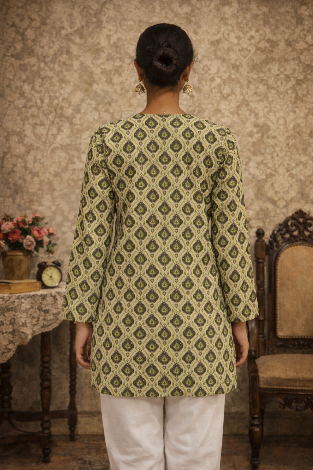 Printed Cotton Short Top | Daily Wear