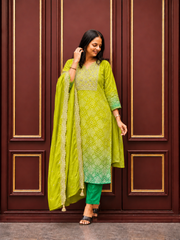Premium Embroidered Straight Kurta Set