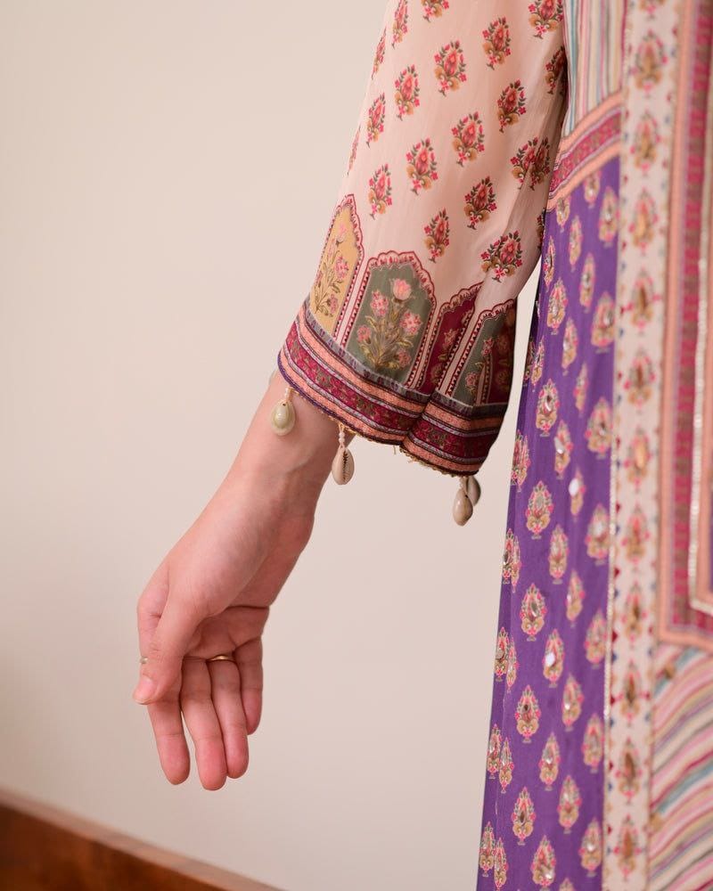 Real Kodi Embroidered Kurta Set with Palazzo