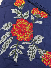 Floral Embrodriy Work Cotton Kurta Set