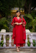 Women's Premium Embroidered Kurta Set