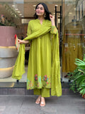 Women's Embroidered Anarkali Kurta Set
