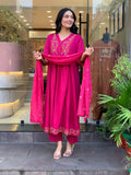 Women's Embroidered Anarkali Kurta Set