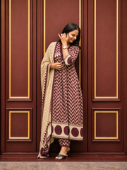 Premium Printed Cotton Kurta Set