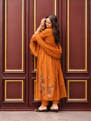 Premium Embroidered Cotton Kurta Set