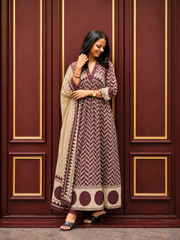 Premium Printed Cotton Kurta Set