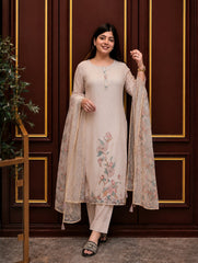 Lilan Floral Printed Straight Kurta Set